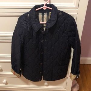 Burberry Girls Quilted Jacket 10Y - Like New